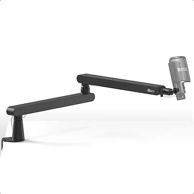 IXTECH Mic Arm Desk Mount Low Profile Boom ArmAdjustable Microphone Arm Swivel • £57.73