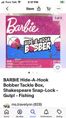 Barbie Hide A Hook Fishing Bobber Mattel Shakespeare 5 Each • $5