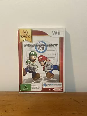 Mario Kart Wii Nintendo Wii Game - PAL - WITH MANUAL Car Racing • $26.95
