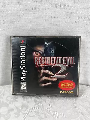 Resident Evil 2 Dual Shock Version Sony PS1 CIB W/ Manual • $144.99