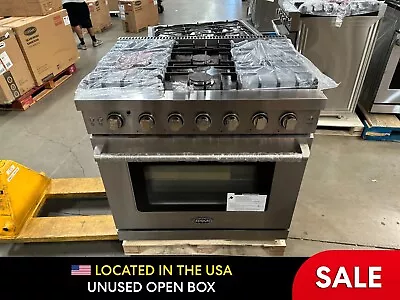 36 In. Gas Range 6 Burners Stainless Steel (OPEN BOX COSMETIC IMPERFECTIONS) • $1417.49