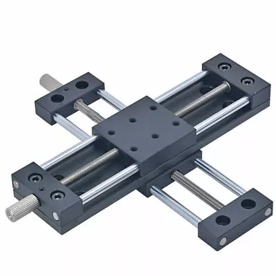 XY Axis Manual Stage Sliding Table Adjustable Aluminium Platform 20mm-80mm • $105