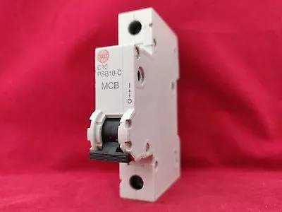 Wylex Psb10-c 10a 10amp C Type C10 Single Pole Sp 1p Mcb Fuse Switch New • £6.99