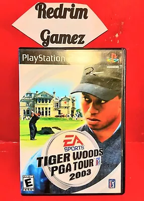 Tiger Woods PGA Tour 2003 Black Label Sony PS2 Video Games Arcade Sports • $8.49