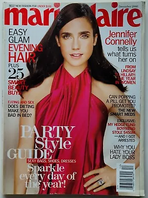 JENNIFER CONNELLY December 2008 MARIE CLAIRE Magazine • $8