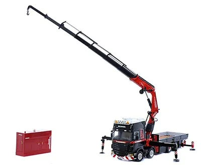 For SCANIA Truck With Mounted Crane With Container For Mammoet 1/50 MODEL CAR • £421.69