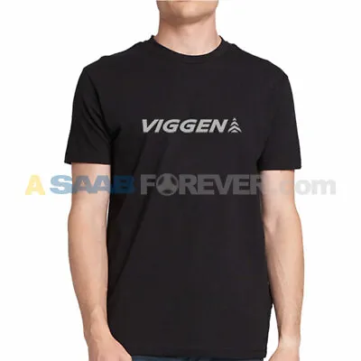 Saab 9-3 Viggen Short Sleeve T-shirt Black Unisex Adult Rare Dealer New Shirt • $20.69