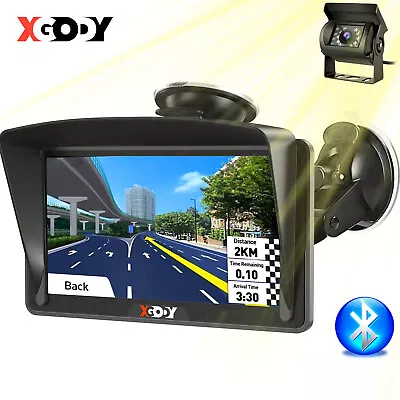 XGODY 7'' GPS Navigation For Truck Free Australia Map+ Reversing Rearview Camera • $108.98