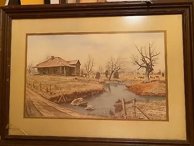 Mason's Spring Home Limited Addition Print By E. H. Burger • $80