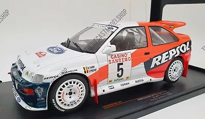 IXO 1:18 Ford Escort RS Cosworth San Remo Rally Italy 1996 #5 - B Thiry - REPSOL • £69.95