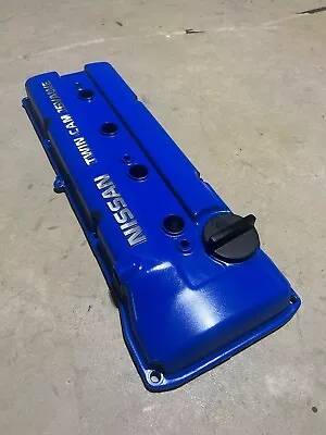 91-94 Nissan 240sx Engine Valve Cover S13 S14 KA24DE KA24 KA Blue • $110