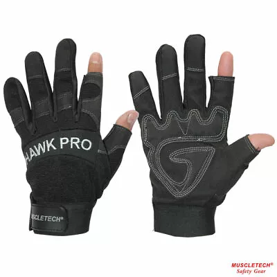 Safety Work Gloves Leather Mechanic Gloves Alternate To Rigger Work Gloves Semi • $16.99