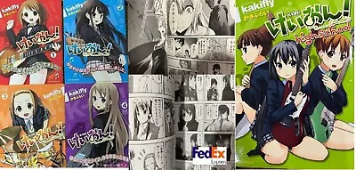 K-ON!  Vol.1-4 + K-ON!  Highschool Set By.Kakifly Manga Comic Japanese Version • $47.90