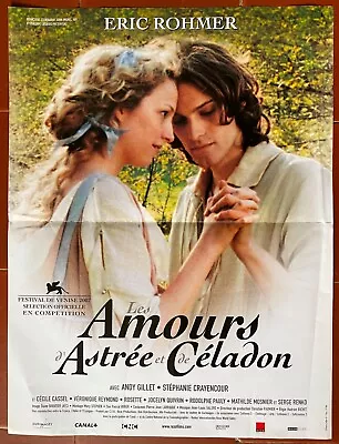 Poster The Lovers D'Astrée And Of Celadon Andy Gillet Eric Rohmer • $11.35