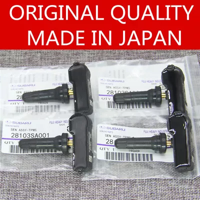 $67.65 • Buy New 4PCS TPMS Tire Air Pressure Sensors 28103SA001 28103AJ00A For Subaru WRX