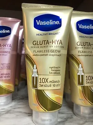 Vaseline Bright GLUTA HYA Serum Burst UV Lotion Flawless Glow 300ml • $19