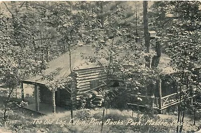 MALDEN MA – Pine Banks Park The Old Log Cabin • $6.53