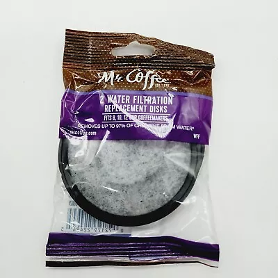 Mr. Coffee Water Filtration Replacement Disks Removes Chlorine 2 Disks • $9.99