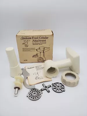 Vintage Sunbeam Food Meat Grinder Attachment For Pro Mixmaster Mixer 94346 • $29.95