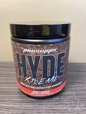 ProSupps Hyde Xtreme Pre-Workout Powder Exp 8/25 Fruit Punch 30 Servings  • $26.40