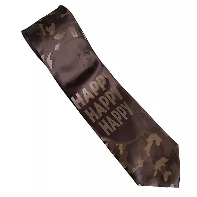 Duck Dynasty Happy Brown Camouflage Tie Mens Necktie Camo Business Career Novelt • $4.37