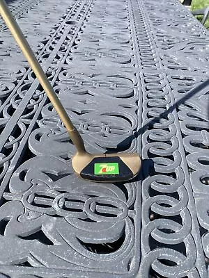 Vintage MATZIE Velvet-Touch CUSTOM 7-UP Logo Putter 35  Long Right Handed • $49.99