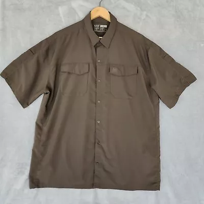 5.11 Tactical Shirt Mens Size XL Olive Green Snap Utility Pockets Extra Large • $17.95