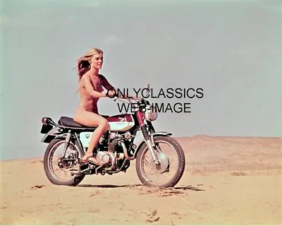 1971 Vanishing Point Sexy Actress Gilda Texter On Honda 350 Motorcyle 8x10 Photo • $14.41