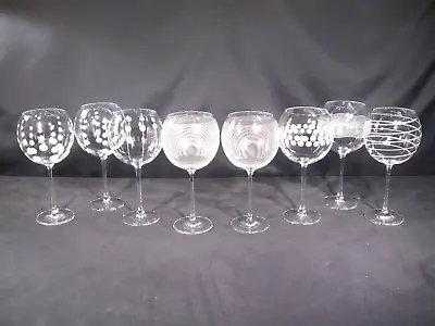 Mikasa Cheers & Cheers Too Ballon Wine Glasses Set Of 8 • $88