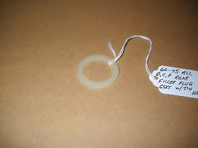 NOS Mopar 1960-75 Dodge Chrysler Plymouth Rearend Filler Plug Gasket With 7-1/4 • $12