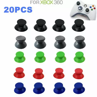 $4.64 • Buy 3D Analog Joystick Thumb Stick Grips Caps Buttons For XBOX 360- 20pcs 4 Colors