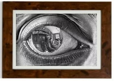  Eye Reflection Framed Print By M. C. Escher • £28.04