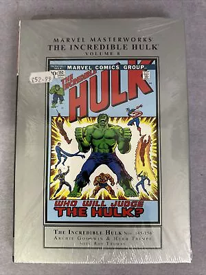Marvel Masterworks The Incredible Hulk Vol 8 HB Book BN Sealed #152 June B2961 • £70