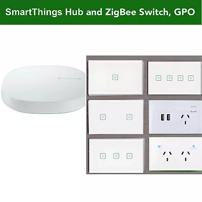 ZigBee Smart Light Switch Dimmer GPO For SmartThings Hubitat Google Home Alexa • $49.50