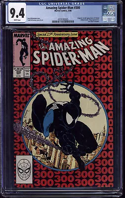 Amazing Spider-Man #300 1988 1st Venom! CGC 9.4 White Pages • $81