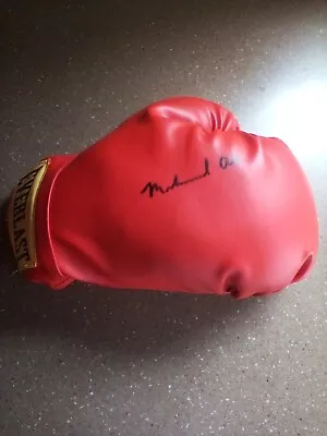 Muhammad Ali Autographed Everlast Boxing Glove Legendary COA Boxer Signed. • £624.07