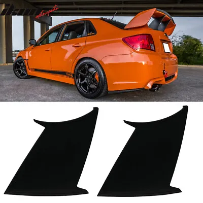 Fits 08-14 Subaru WRX 08-11 Impreza STI 2PC Trunk Spoiler Wing Stabilizer Add On • $41.99