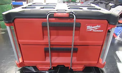 Milwaukee PACKOUT 2 Drawer Durable Tool Box W/50lbs Capacity 48-22-8442 • $154.99