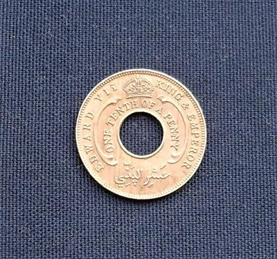 £1.99 • Buy Nigeria British West Africa 1/10th Penny Coin 1908