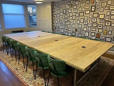 Industrial Boardroom Table. Office Conference Meeting Room Restaurant Large • £3995