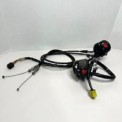 06 07 Gsxr 600 750 Oem Left Right Handlebar Switches Controls Throttle Cables • $29.95