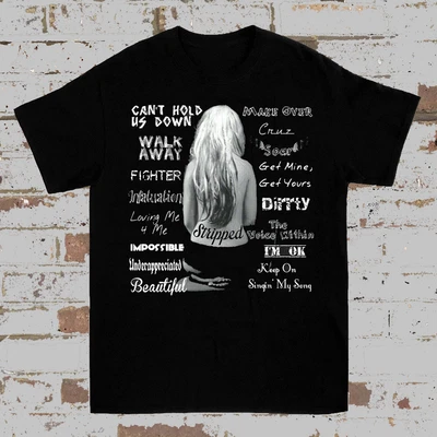 $16.14 • Buy Christina Aguilera - Stripped T Shirt Women All Size S To 5XL BC655
