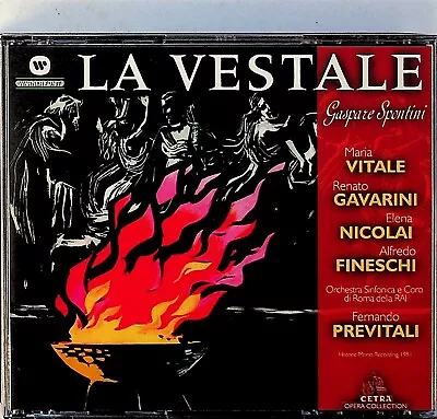 SPONTINI La Vestale 1951 Previtali 2-CD CETRA - MARIA VITALE/GAVARINI/NICOLAI • $12.43