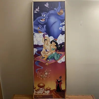 Vintage Disney Aladdin 12” X 36” Poster Frame Not Included • $35.99