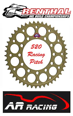 Renthal 47 T Rear Sprocket To Fit Marchesini Wheels 100mm Pcd ( 520 Race Pitch ) • $65.68