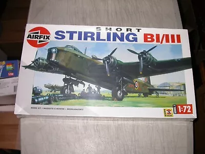 Airfix RAF Short Stirling B.I/III Bomber Military Airplane Model Kit 1/72 Sealed • $39.99