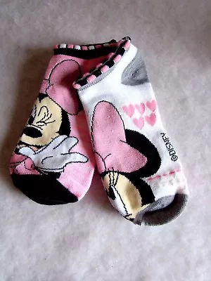 New Disney Minnie Mouse One Pair Ankle Socks Girl/Kid Or Adult Shoe Size 4-10 • $4.99