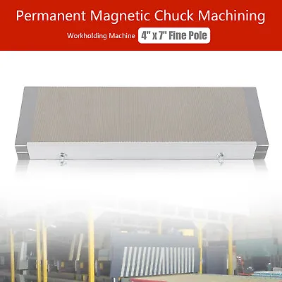 Permanent Magnetic Chuck EDM Fine Pole Surface Grinder 4X7 5X10 6x6 6X12 6X18 • $89
