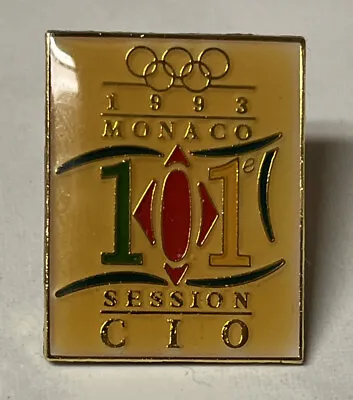 IOC Session 101st 1993 Monico ~CIO ~ IOC ~ Olympic Games Pin Badge • $25