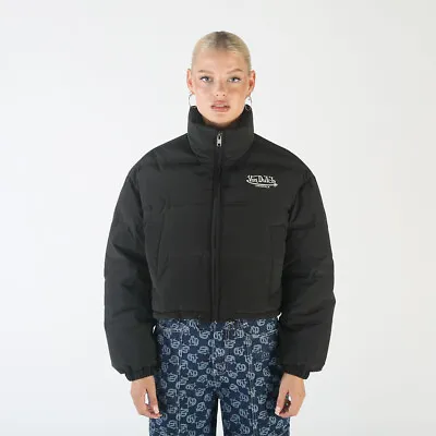 Von Dutch Originals Wmns Nuri Cropped Puffer Jacket  Women Black • $180